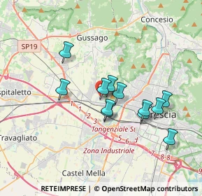Mappa Via Nona, 25132 Brescia BS, Italia (2.965)