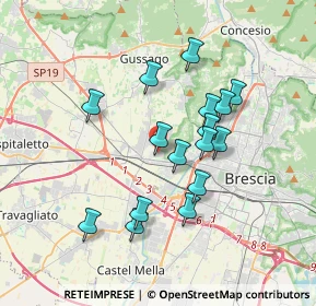 Mappa Via Nona, 25132 Brescia BS, Italia (3.14688)