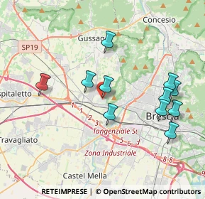 Mappa Via Nona, 25132 Brescia BS, Italia (3.84)
