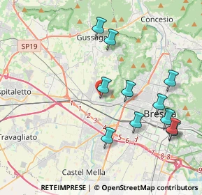 Mappa Via Nona, 25132 Brescia BS, Italia (4.11545)