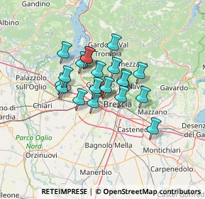 Mappa Via Nona, 25132 Brescia BS, Italia (9.423)