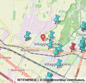 Mappa Via Nona, 25132 Brescia BS, Italia (1.396)