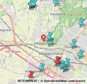 Mappa Via Nona, 25132 Brescia BS, Italia (2.8595)