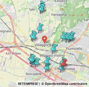 Mappa Via Nona, 25132 Brescia BS, Italia (2.085)