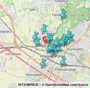 Mappa Via Nona, 25132 Brescia BS, Italia (1.31737)