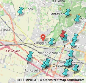 Mappa Via Nona, 25132 Brescia BS, Italia (2.7855)