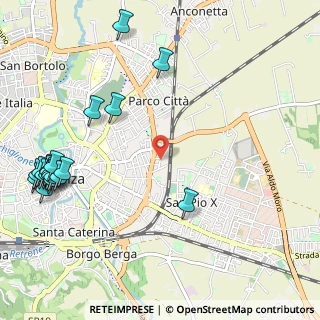 Mappa Via G. Marchi, 36100 Vicenza VI, Italia (1.4745)
