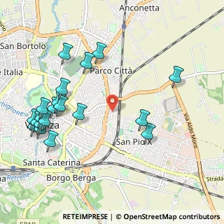 Mappa Via G. Marchi, 36100 Vicenza VI, Italia (1.2255)