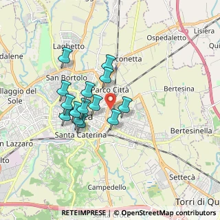 Mappa Via G. Marchi, 36100 Vicenza VI, Italia (1.38929)