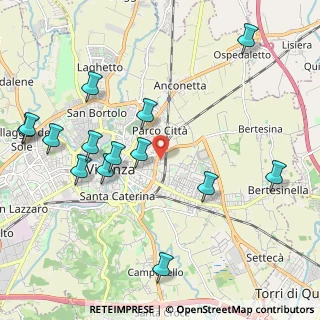 Mappa Via G. Marchi, 36100 Vicenza VI, Italia (2.39286)