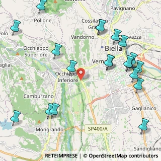 Mappa Via Oremo, 13897 Biella BI, Italia (2.728)