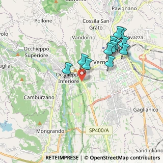 Mappa Via Oremo, 13897 Biella BI, Italia (1.82083)