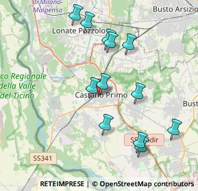 Mappa Corso S. Rocco, 20022 Castano Primo MI, Italia (3.84833)