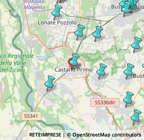 Mappa Corso S. Rocco, 20022 Castano Primo MI, Italia (6.4845)