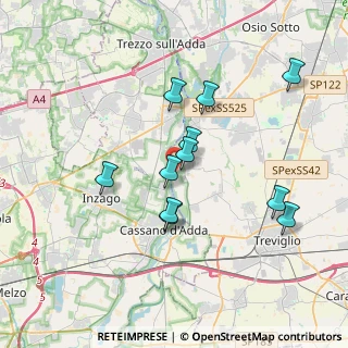 Mappa Via Angelo Reseghetti, 24045 Fara Gera D'Adda BG, Italia (3.29)