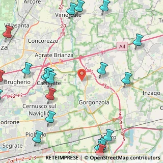 Mappa Via Sant'Antonio, 20060 Pessano Con Bornago MI, Italia (6.432)