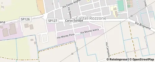 Mappa Castel Rozzone