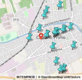 Mappa Piazza Dante, 20022 Castano Primo MI, Italia (0.5085)