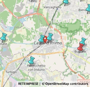 Mappa Piazza Dante, 20022 Castano Primo MI, Italia (3.10909)