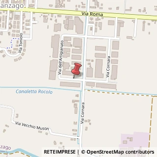 Mappa Via dell'Artigianato, 31, 35010 Massanzago, Padova (Veneto)