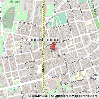 Mappa Via Filippo Corridoni, 11, 20095 Cusano Milanino, Milano (Lombardia)