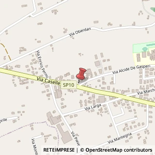 Mappa Via Alcide De Gasperi, 5, 35010 Campo San Martino, Padova (Veneto)