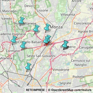 Mappa Via Vulcano, 20099 Sesto San Giovanni MI, Italia (3.55182)