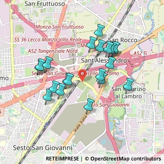 Mappa Via Vulcano, 20099 Sesto San Giovanni MI, Italia (0.8655)