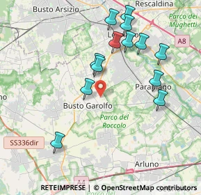 Mappa Via Carlo Cattaneo, 20020 Busto Garolfo MI, Italia (3.94846)