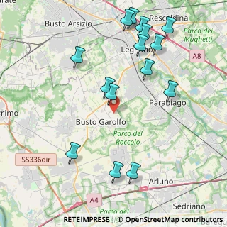 Mappa Via Carlo Cattaneo, 20020 Busto Garolfo MI, Italia (4.70467)