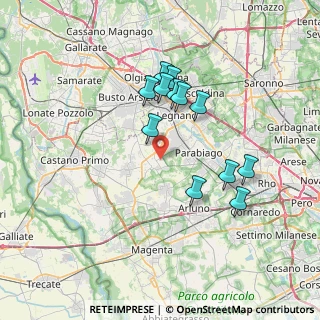 Mappa Via Carlo Cattaneo, 20020 Busto Garolfo MI, Italia (6.41417)