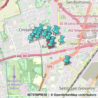 Mappa Via San Martino, 20092 Cinisello Balsamo MI, Italia (0.5865)