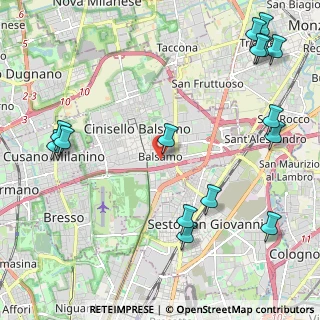 Mappa Via San Martino, 20092 Cinisello Balsamo MI, Italia (2.89933)