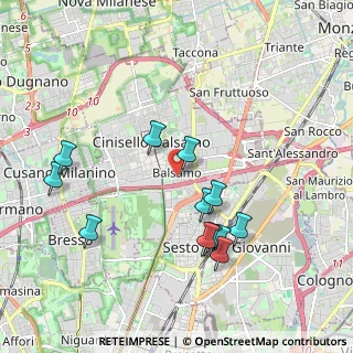Mappa Via San Martino, 20092 Cinisello Balsamo MI, Italia (1.95417)