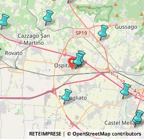 Mappa Via L. Einaudi, 25035 Ospitaletto BS, Italia (6.01583)