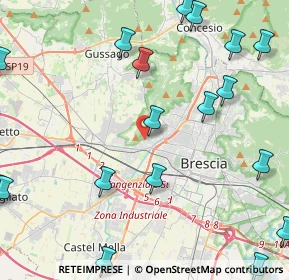 Mappa Via Cucca, 25127 Brescia BS, Italia (6.3285)