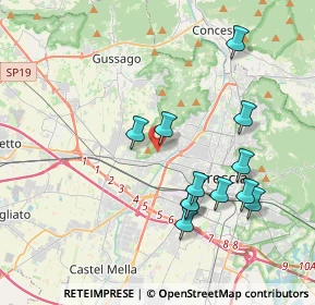 Mappa Via Cucca, 25127 Brescia BS, Italia (3.76833)