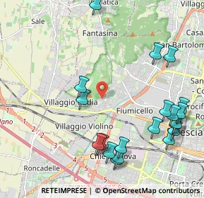 Mappa Via Cucca, 25127 Brescia BS, Italia (2.5285)