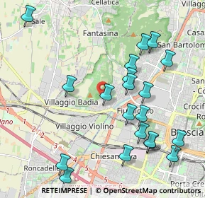 Mappa Via Cucca, 25127 Brescia BS, Italia (2.2435)