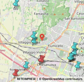 Mappa Via Cucca, 25127 Brescia BS, Italia (2.91)