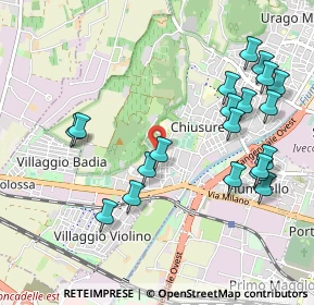 Mappa Via Cucca, 25127 Brescia BS, Italia (1.1175)