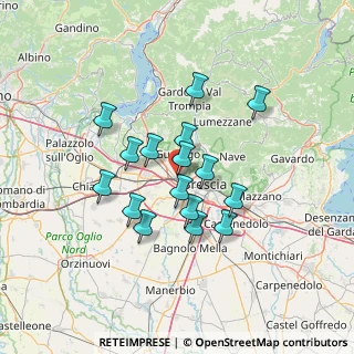 Mappa Gussago Via Mandolossa Ditta Gpb, 25064 Roncadelle BS, Italia (11.12063)