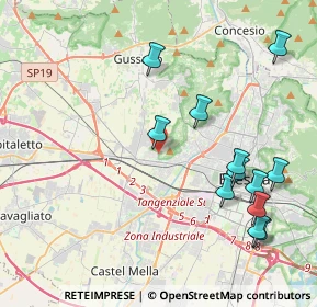 Mappa Via del Santellone, 25132 Brescia BS, Italia (4.595)