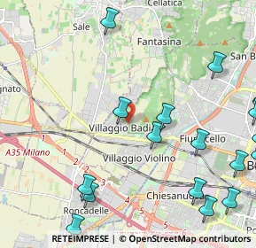 Mappa Via del Santellone, 25132 Brescia BS, Italia (3.117)