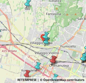 Mappa Via del Santellone, 25132 Brescia BS, Italia (3.27938)