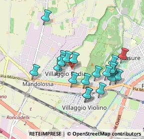 Mappa Via del Santellone, 25132 Brescia BS, Italia (0.8205)
