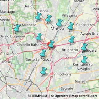 Mappa Via Italia, 20099 Sesto San Giovanni MI, Italia (4.26923)