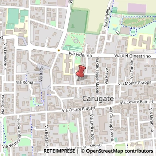 Mappa Via San Francesco D'Assisi, 1, 20061 Carugate, Milano (Lombardia)