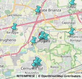 Mappa Via Giovanni Pascoli, 20061 Carugate MI, Italia (1.99909)