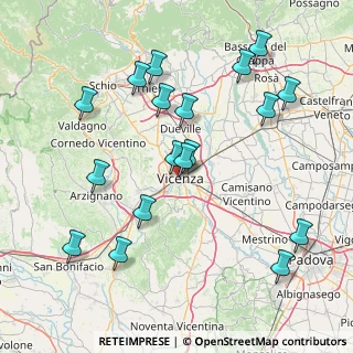 Mappa Contrà Mure Carmini, 36100 Vicenza VI, Italia (17.08111)